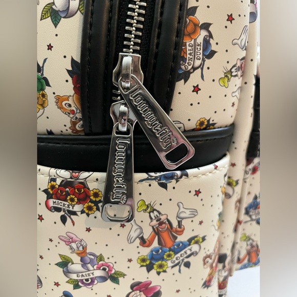 NWT Disney Loungefly Limited Edition Sensational 6 Tatoo Mini Backpack - Picture 7 of 15